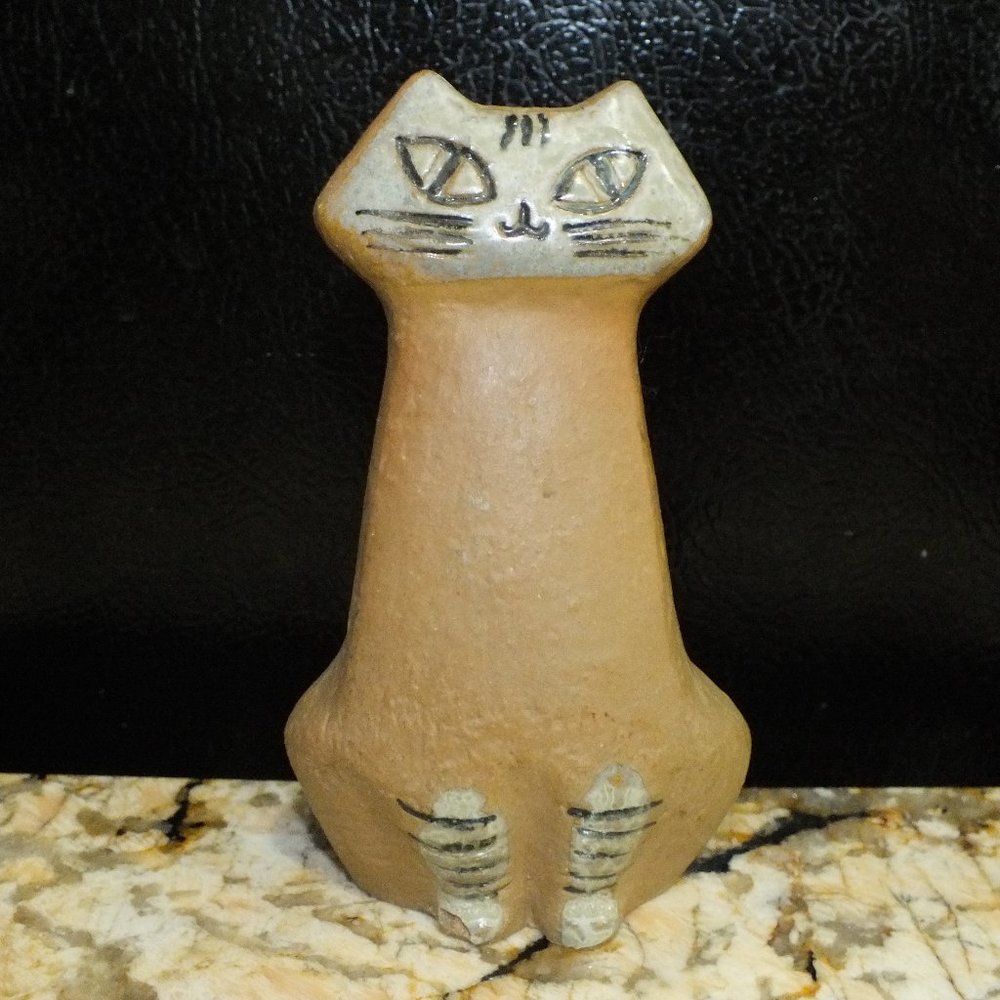 LISA LARSON Cat - Gustavsberg - Lilla Zoo series - Mid-Century animal figurine